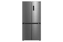 Midea MDRF632FIE46 frigorifero side-by-side Libera installazione 474 L E Grigio, Acciaio inox, Bianco