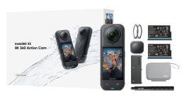 Insta360 X5 Bundle fotocamera per sport d'azione 72 MP 8K Ultra HD 25,4 / 1,28 mm (1 / 1.28") Wi-Fi 200 g