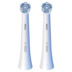 Oral-B Testine di Ricambio iO Series Ultimate Clean, testine rotonde di ricambio originali, con setole CrissCross per pulizia e rimozione della placca avanzate e in profondità, 2