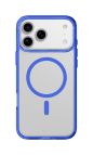 Cellularline Iconic Mag - iPhone 17 Pro Max Custodia trasparente con bordi colorati compatibile con ecosistema Magsafe