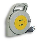 Garanti 01163-G prolunghe e multiple 5 m 2 presa(e) AC Grigio, Giallo