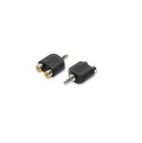 nuovaVideosuono 3.5mm-2xRCA M-F Nero
