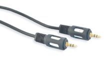 nuovaVideosuono 3.5mm 1.5m M-M cavo audio 1,5 m Nero